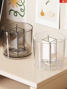evesigar | Multi-Compartment Rotating Pencil Holder High Capacity