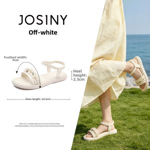 Josiny | Breathable Soft Comfortable Flat Womens Sandals 1 Strap