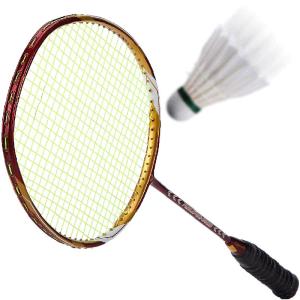 YODIMAN | Ultra Lightweight Offensive Carbon Fiber Badminton Racket Competition Grade