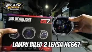 C667 Lampu Biled Double Laser: Lampu Biled Projector Dua Laser Projector Biled 45 Inch Universal Lampu Biled Projie Proji Projector