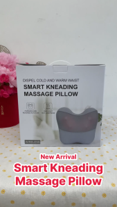 [New Arrival] Smart Kneading Massage Pillow with Wireless Portable 2 Modes 2000mAh Capacity & Type-C Charge