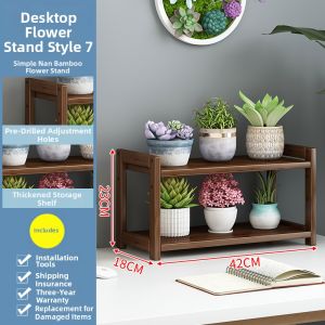 YUHONG | Decorative Storage Shelf Plant Rack