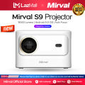 【Flagship Model】Mirval S9 Projector 15000 Lumens  WiFi Mirroring LED 1080P Portable 4K Home Theater LCD Video Proyector Classroom Office Projectors. 