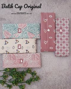 Kain Batik Cap Ht-//Bahan Batik Cap 2 Meter Seragam