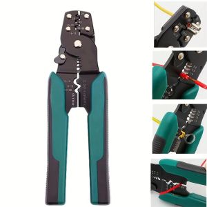 135/280/360pcs Terminals and crimping pliers set-8inch Wire Crimper/Stripper Crimping Stripper Cutting Tools Range 0.6-2.6mm Multifunctional Terminal Crimping Tool Crimping Pliers For Wire Stripping & Cutting