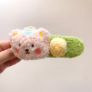 กิ๊บติดผมขนนุ่มสุดน่ารักสำหรับผู้หญิง กิ๊บปากเป็ด กิ๊บติดผมด้านหลังศีรษะ กิ๊บติดผมสำหรับแต่งหน้า กิ๊บติดผมสำหรับล้างหน้า OlacC แบรนด์ใหม่