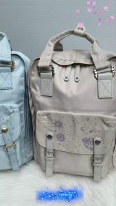 Orjaoshop Doughnut Macaroon Galaxy Series Backpack กระเป๋าเป้สะพายหลังโดนัท ลายกาแล็กซี่ (แถมพวงกุญแจ)