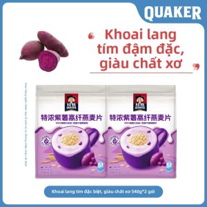 Quaker | Bữa Sáng Dinh Dưỡng Thay Thế Nhanh Chóng Bằng Yến Mạch Sữa Đầy Đủ và Táo Đỏ