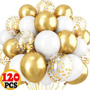 Dizoey Bán Buôn bong bóng bơm hơi kim sa sáng bóng vàng đen bóng bay cao su 10/12 Inch Lễ Kỷ Niệm Bóng Cho tiệc tốt nghiệp Sinh Nhật