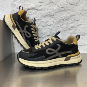 Fall 2025 Mens Fashion Casual Shoes Thick Bottom Heightening Dad Shoes Leisure Board Shoes round Toe Color Block Design