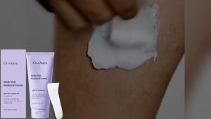 OceAura ครีมกำจัดขน สูตรอ่อนโยน Body Hair Removal Cream ไม่ทำร้ายผิว ยับยั้งขนขึ้นใหม่ ไม่มีร่องรอยคืนผิวเนียนอ่อนเยาว์ให้คุณ กำจัดขนขา กำจัดขนรักแร้ ไม่แสบ ไม่คัน กำจัดขนอย่างรวดเร็วอ่อนโยน ครีมขจัดขน