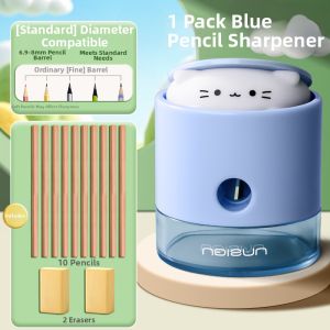 deli | Cartoon Cute Automatic Reminder Pencil Sharpener