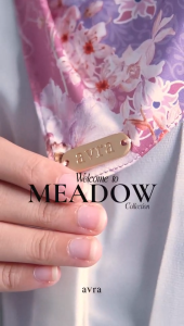 AVRA - Meadow Shawl and Square Hijab - Twilight - Premium Satin Silk
