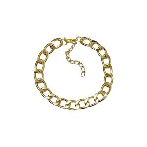 Gelang Kaki Rantai Big Flat Link Chain Anklets Rantai Pipih Anklets Handmade Fashion