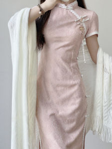 Elegant Cheongsam Shawl 2024 New Style Versatile High-End Outerwear Artistic National Trend Slimming Open Cardigan Daily Use