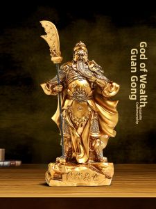 JUSHANYUAN | Wealth Attraction Guan Gong Figure Ornament