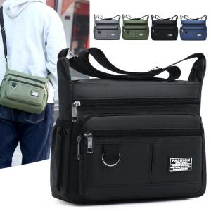Túi Đeo Chéo Công Sở Cỡ Lớn Cho Nam Túi Đeo Vai Đơn Túi Đựng Đồ Thể Thao Chống Thấm Nước Chống Mài Mòn Nhiều Ngăn Túi Đeo Vai Thường Ngày