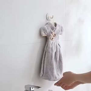 Hand Towels Hanging Coral Fleece Towels Kitchen Towels Towels Super Absorbent Towels