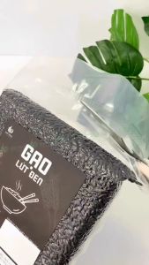 [SIÊU NGON] Gạo Lứt Đen Eat Clean Siêu Dẻo Thơm Ngon Không Cần Ngâm Gói 1KG (Việt Thái Organic)