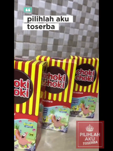 Choki Choki Choco Cashew - 1 box isi 20 pcs (HARGA 1 BOX)
