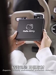 100% Authentic Sanrio Hello Kitty Car Hanging Accessories Pendant Cartoon Cute Car Pendant Female Jewelry Aluminum Alloy Material Heat-resistant Waterproof Anti-fouling Anti-wear and Anti-scratch Birthday Gifts Christmas Gift LFB217