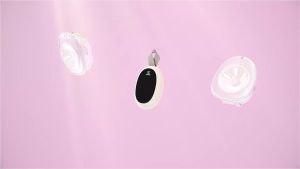 Horigen Decent Go Hands-free Double Electric Breast Pump with Collection Cups Wearable Breast Pump Silent Rechargeable Breastfeeding Cups Soft Silicone with 180ml/6oz Bottle D6