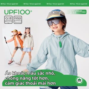 Kocotree | Áo Khoác Trẻ Em Chống UV Siêu Nhẹ Thoáng Khí