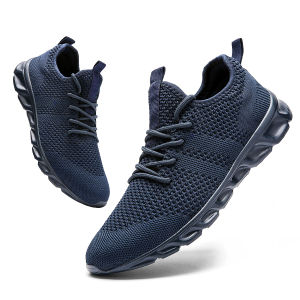2022 Trend mens casual shoes light sneaker white large size outdoor breathable mesh fashion sports black running tennis shoes