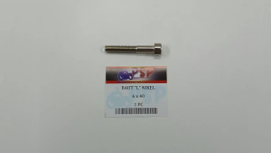 Baut L Nikel 6 x 40 (Harga Per 1 PCS) - Baut 10 Kunci L 5 Drat 6 mm x Panjang 40 mm