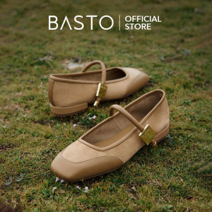 BASTO Womens Mary Jane Shoes/Thick Heels Sandals รองเท้าแมรี่เจน รองเท้าแตะผู้หญิง MB317 M2415