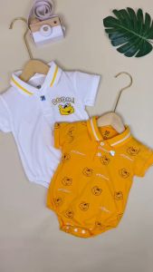 Jumper Baju Bayi Korea Style Kerah Polo