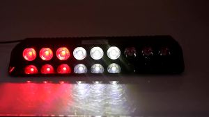 Thanh Đèn Báo Hiệu Khẩn Cấp LED Đỏ Trắng Xanh Cho Bảng Điều Khiển Nội Thất Kính Chắn Gió Cảnh Báo Giao Thông An Toàn Đèn Cảnh Báo Nguy Hiểm Đèn Nháy 12V