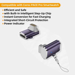 Type C Charging Adapter for COROS PACE Pro Smartwatch USB C Charger Connector Converter for COROS Pace Pro