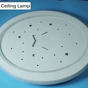 DunDun Simple Modern LED Ceiling Lamp Star Childrens Room Ceiling Lamp 20-inch 48W Eye Protection Room Light 星星灯