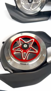 Tutup Cover Kipas Mesin Set Spiner Bintang Alumunium PNP Yamaha Mio M3