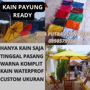 kain tenda payung tinggal pasang kain payung taman kain payung cafe kain tenda payung outdoor pantai dll
