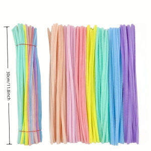 100 Que Nhung Mềm Nhiều Màu Sắc Pha Trộn Nguyên Liệu Thủ Công Tự Làm Tạo Hình Xoắn Sáng Tạo Chất Liệu Vải Nhung