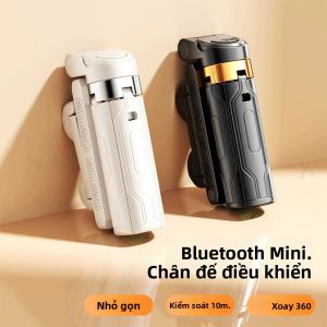 Gậy Selfie Mini Bluetooth Không Dây Di Động Giá Đỡ Điện Thoại Dạng Ống Lồng Có Thể Kéo Dài Đa Chức Năng Cho iPhone Samsung Phát Trực Tuyến Video