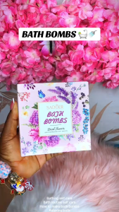 Bath Bomb Dried Flowers 100gr Bola Sabun Mandi Bathub Busa VP090