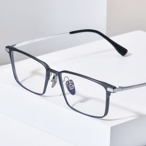 NIANZHEN กรอบแว่นตาไทเทเนียมอลูมิเนียมสำหรับผู้ชายแว่นตาดีไซน์แบรนด์สี่เหลี่ยมน้ำหนักเบาแว่นกันแดดสไตล์เรโทร8003