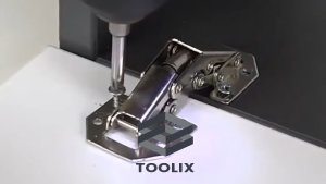 2pc Cabinet Hinges No-Drilling Hinge Hydraulic Cupboard Door Hinge Punch Hinge Concealed Hinge