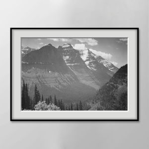 Ansel Adams Black And White Photography Decorative Painting Natural Landscape Simple Study Wall Art Modern Minimalist Style Home Decor