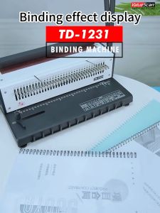 TD-1231 A4 Double Loop Wire Binding Machine