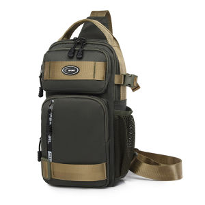 2024 New Brand Chest Bag For Men Crossbody Bag Waterproof USB Shoulder Bag Anti-Theft Travel Messenger Outdoor Chest Sling Bag