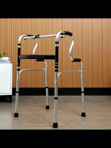 Elderly walking aluminum alloy four-legged crutches walking aids for the disabled elderly walking Walker Four-legged Elderly Walking Aid Walking Aid Walking Aid Lower Limb Training Porta