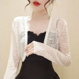 Sun Protection Lace Sleeve Long Hollow out Cardigan: A Stylish & Practical Summer Outerwear
