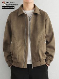 TUCANO | Suede Leather Vintage Jacket Windproof Casual