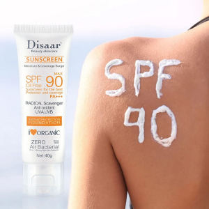 Disaar PA+++ 90 Sunblock Whiten Cream Waterproof Long Lasting Face Body Skin SPF90 Sunscreen Sunscreen Sunblock Outdoor Indoor Summer Face Body