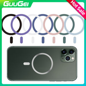 GUUGEI Phone Sticker For Magsafe For i-Phone 12 13 Pro Max Case Magnetic MagSafe Cover Wireless Charging Magnet Sticker For i-Phone 14