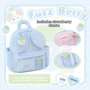 XINGLI | Rabbit Ears Design Plush Large Capacity Backpack